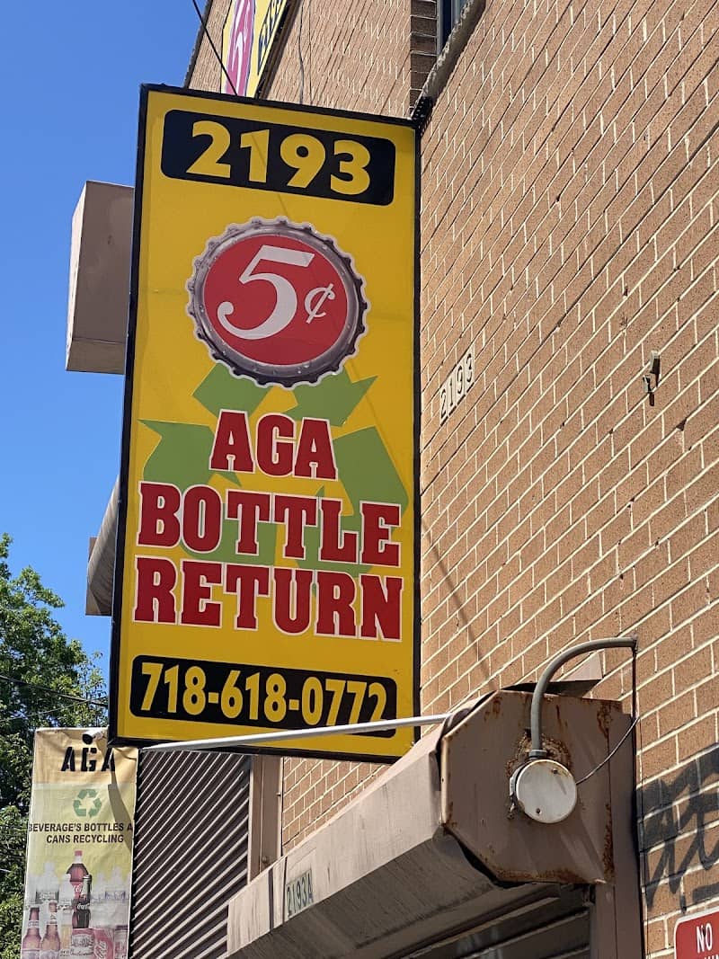 AGA Bottle Return recycling center in New York City, NY - View of facility