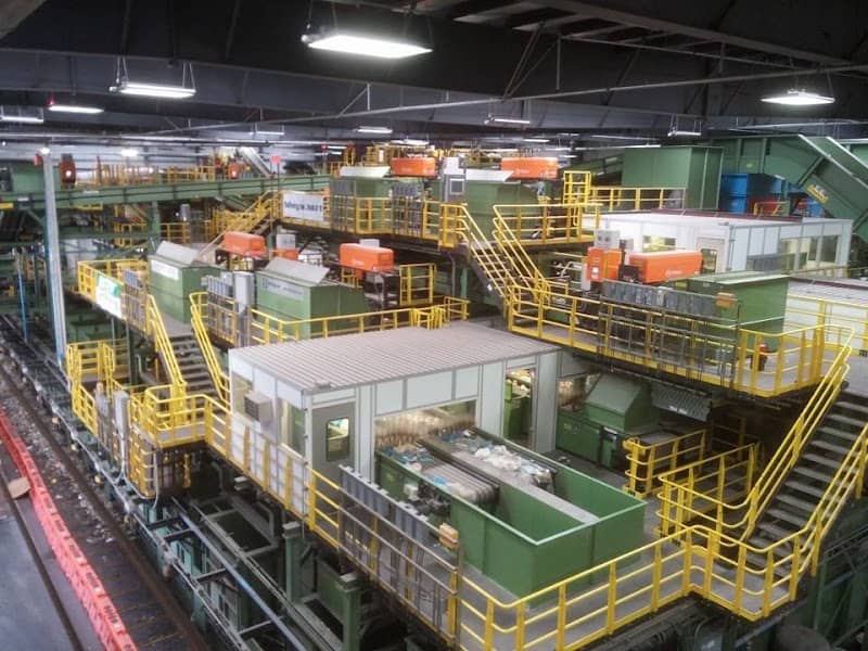 Sims Municipal Recycling - Sunset Park Material Recovery Facility recycling center in New York City, NY - View of facility
