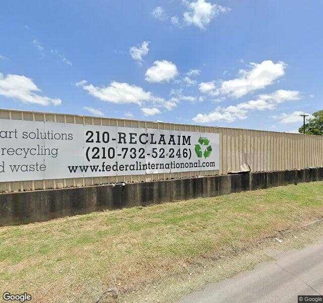 Federal Recycling recycling center in San Antonio, TX - View of facility