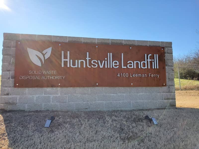 solid waste disposal authority recycling center in Huntsville, AL - View of facility