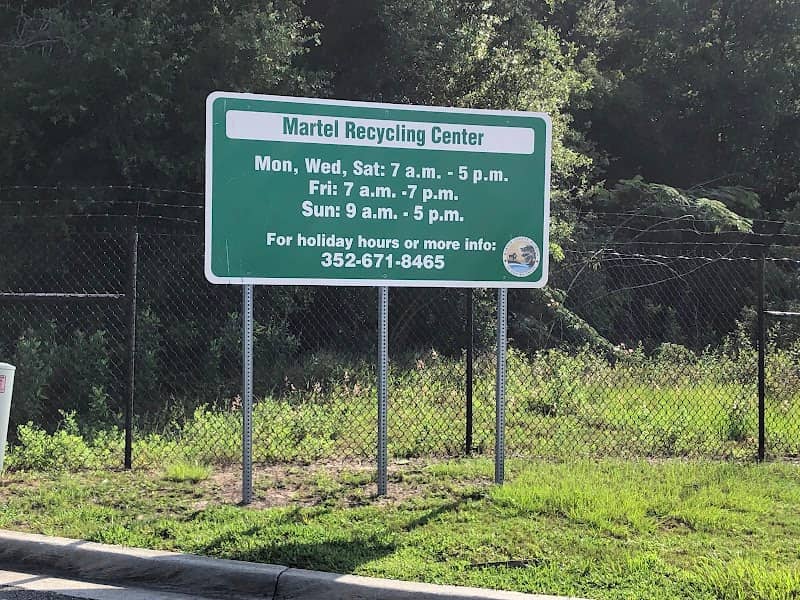 Martel Recycling Center recycling center in Ocala, FL - View of facility