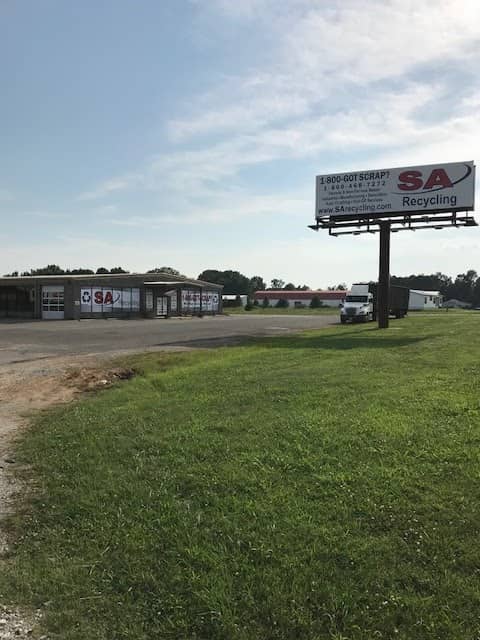 SA Recycling - Athens recycling center in Athens, AL - View of facility