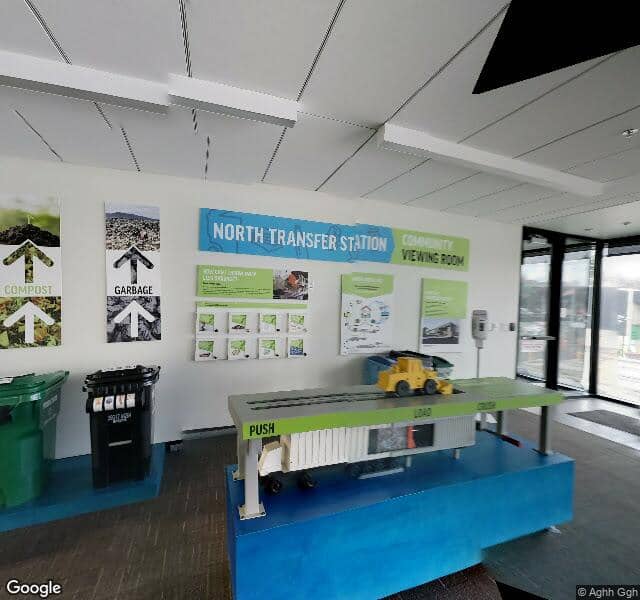 North Transfer Station recycling center in Seattle, WA - View of facility