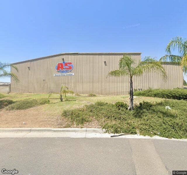 A&S Metals recycling center in Merced, CA - View of facility