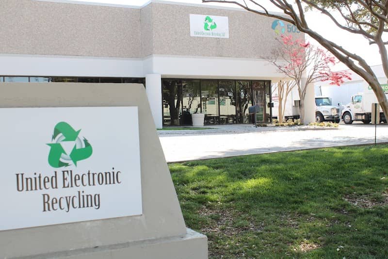 United Electronic Recycling recycling center in Coppell, TX - View of facility